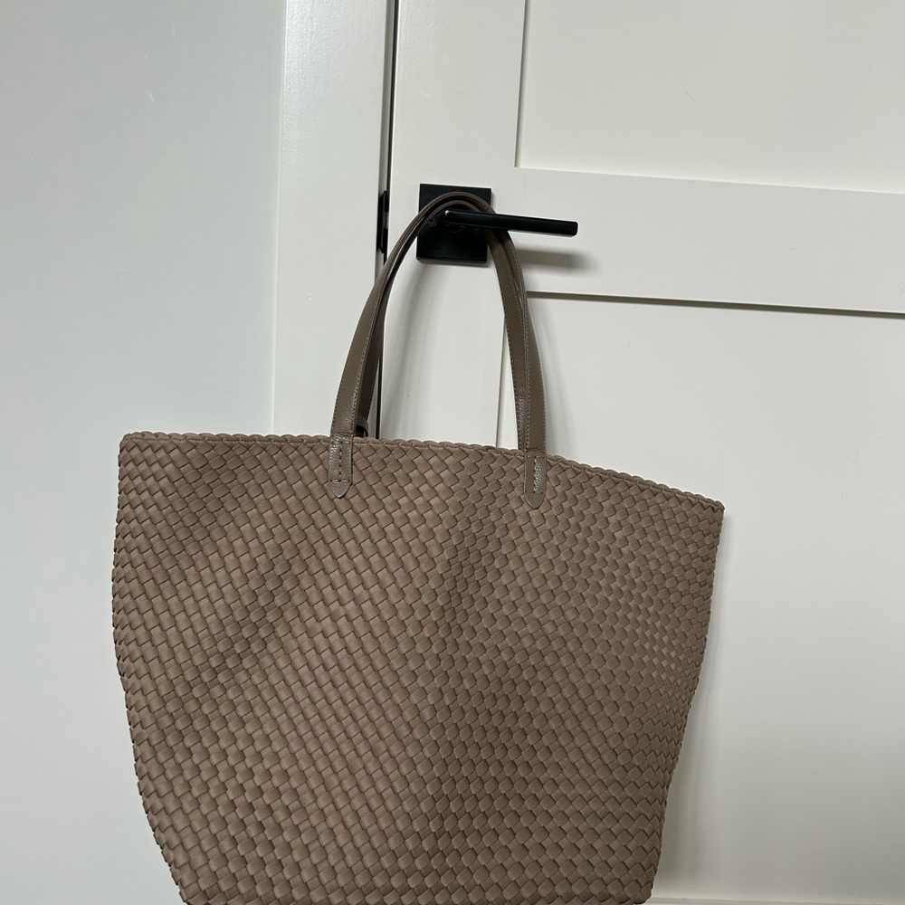 Naghedi Large Jetsetter Tote in Taupe - Picture 3 of 12